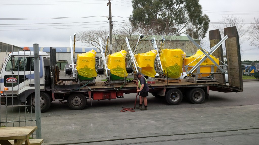 Another delivery of the Popular Katipo sprayers