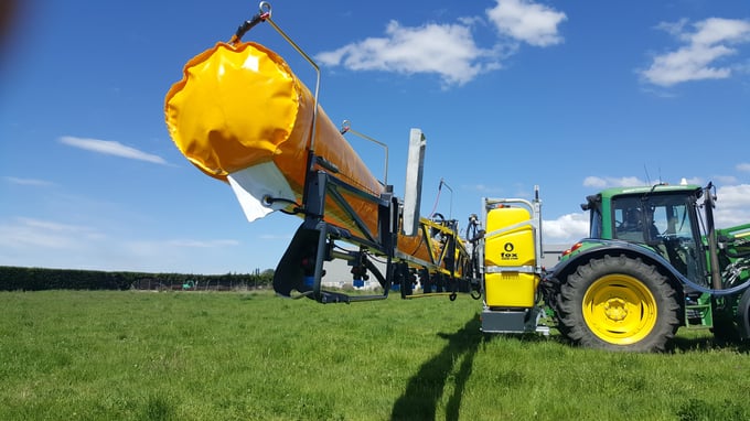 Air-Assisted boom spraying reduces application costs by 70%