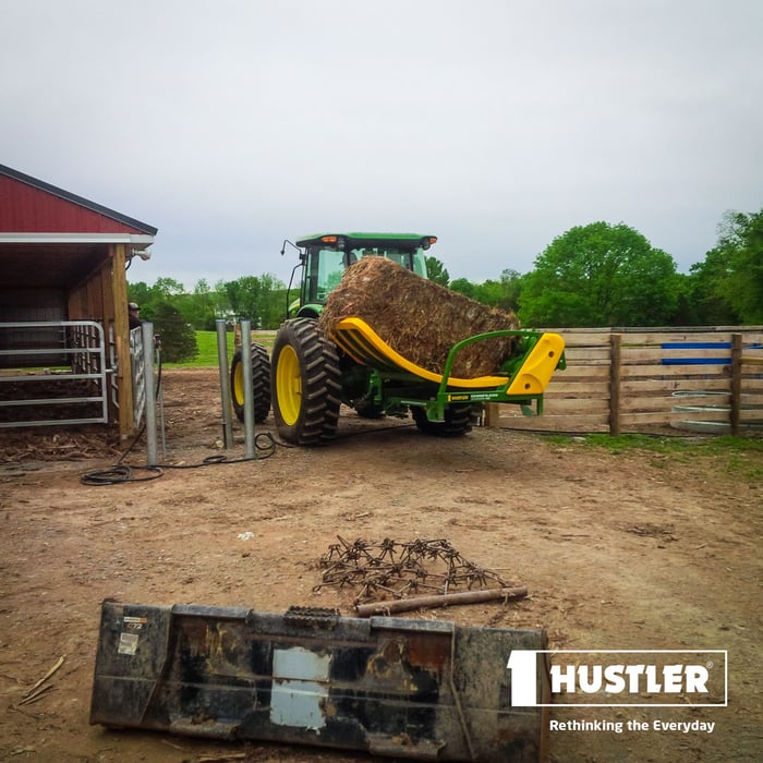 Got corn stalk bales or square balage bales? No problem!